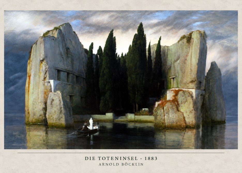 Arnold Böcklin Die Toteninsel I No6 - Poszter