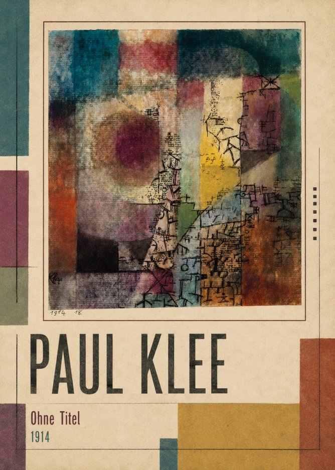Paul Klee Ohne Titel I No1 - Poszter