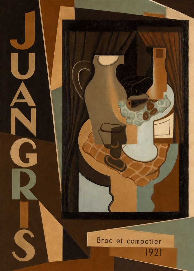 Juan Gris Broc Et Compotier No2 - Poszter