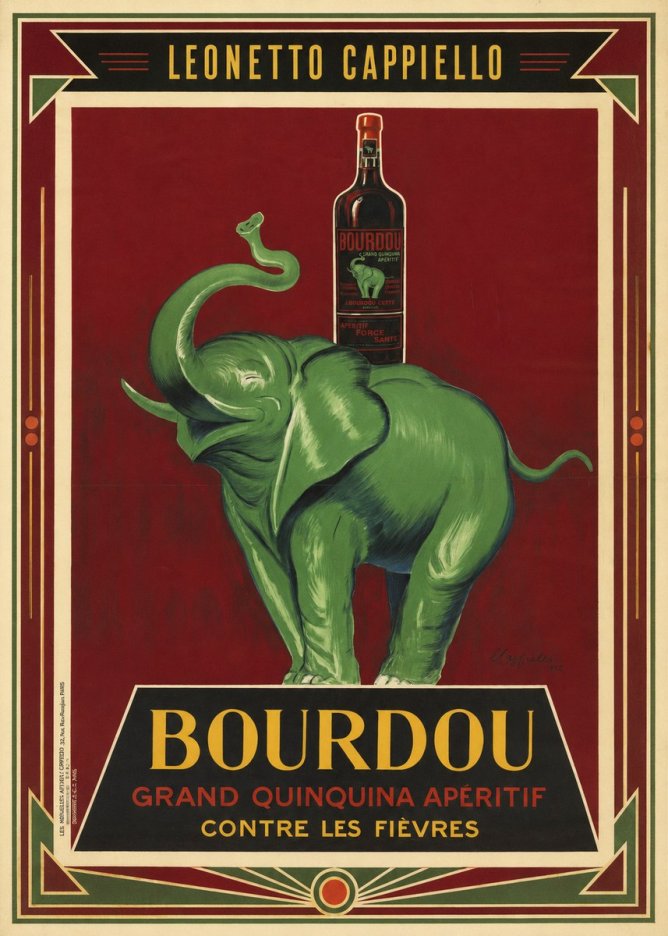 Leonetto Cappiello Bourdou No1 - Poszter
