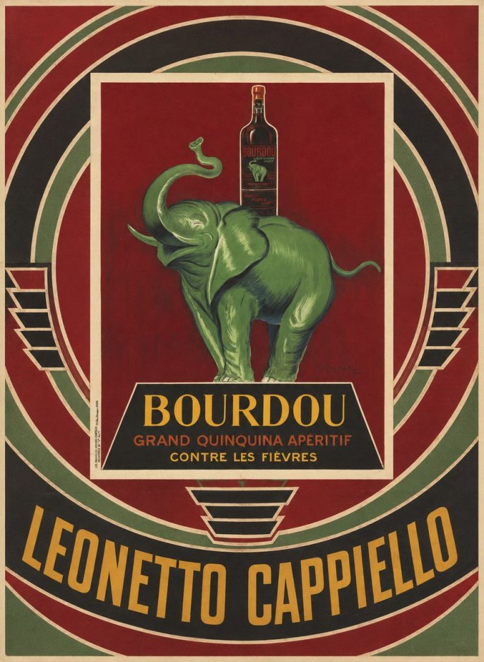 Leonetto Cappiello Bourdou No4 - Poszter