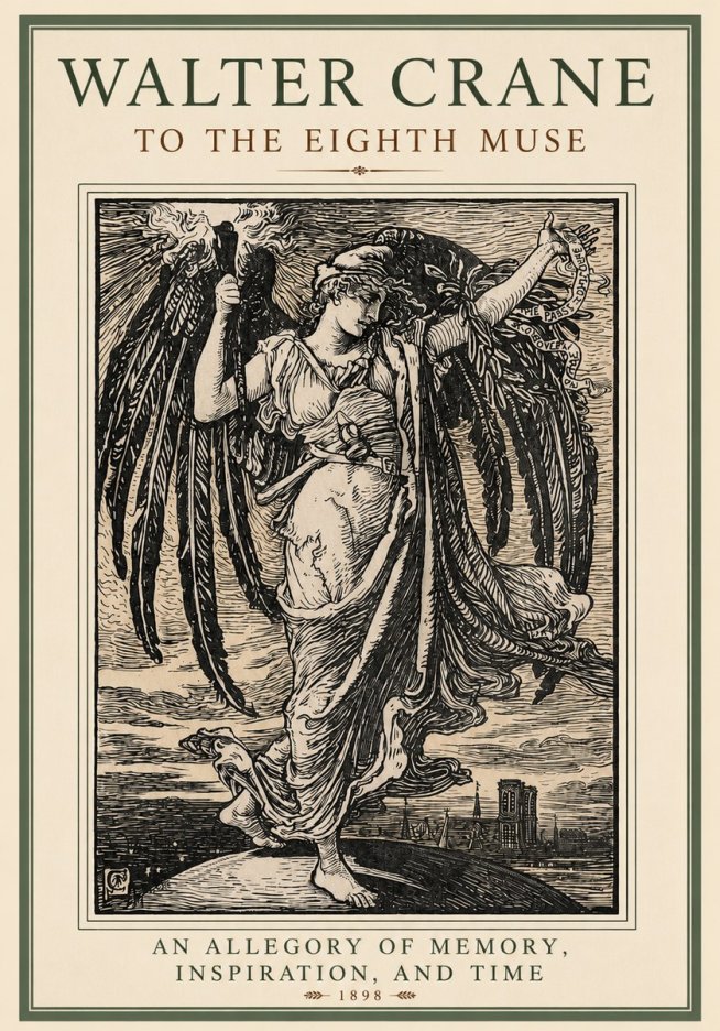 Walter Crane To the Eighth Muse No2 - Poszter