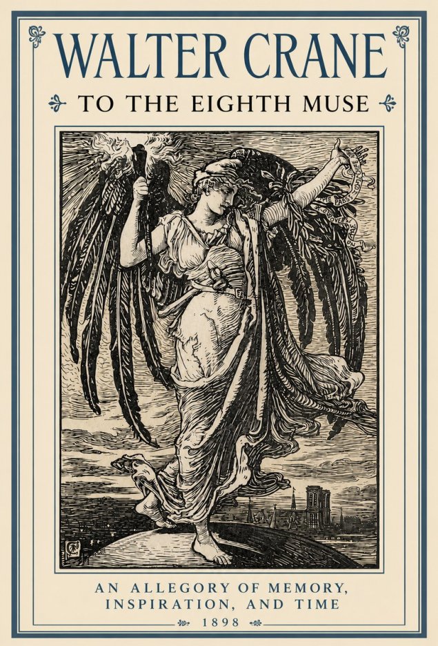 Walter Crane To the Eighth Muse No3 - Poszter