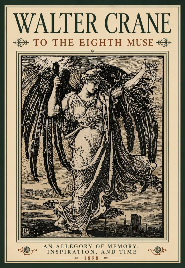 Walter Crane To the Eighth Muse No5 - Poszter