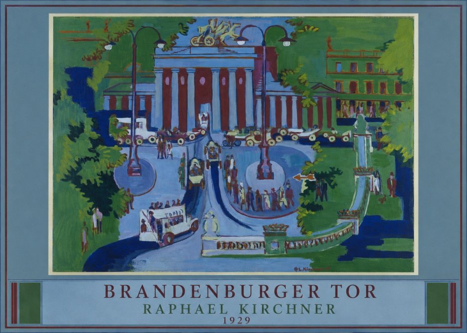 Raphael Kirchner Brandenburger Tor 1929 No4 - Poszter