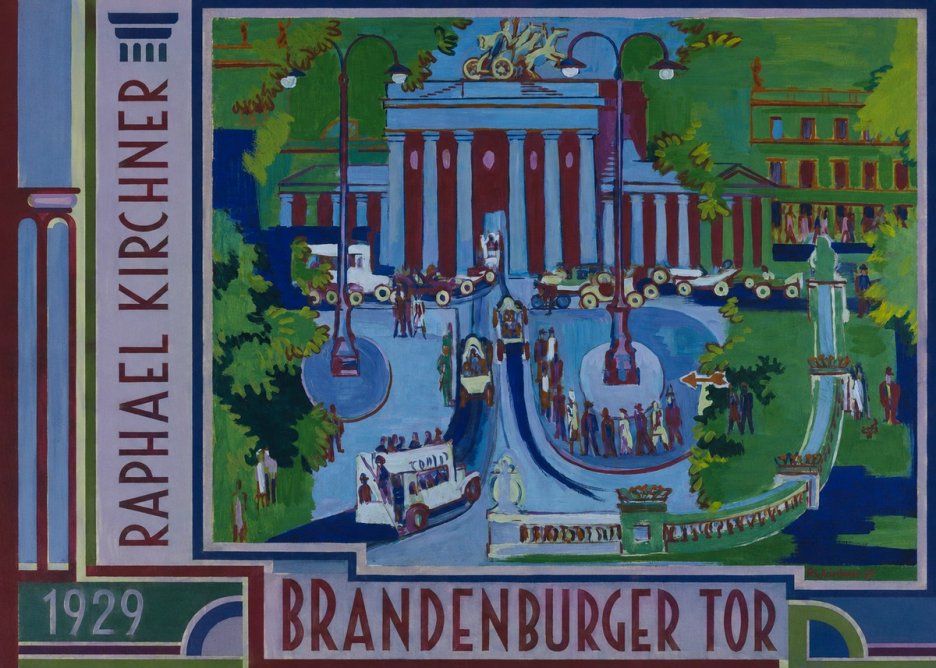 Raphael Kirchner Brandenburger Tor 1929 No6 - Poszter