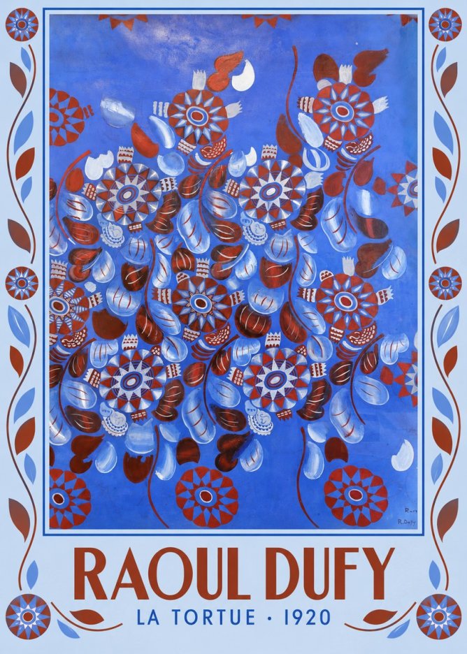 Raoul Dufy La Tortue No1 - Poszter