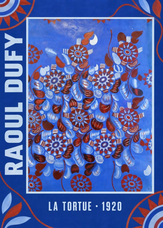 Raoul Dufy La Tortue No5 - Poszter