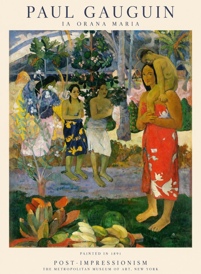 Paul Gauguin Ia Orana Maria No2 - Poszter