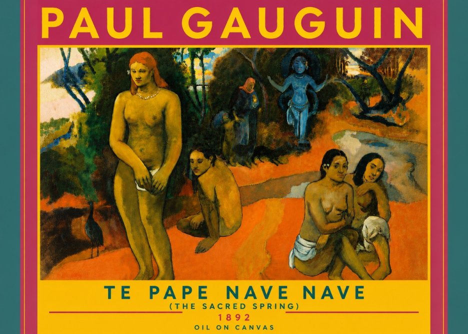 Paul Gauguin Te Pape Nave Nave (the Sacred Spring) No6 - Poszter