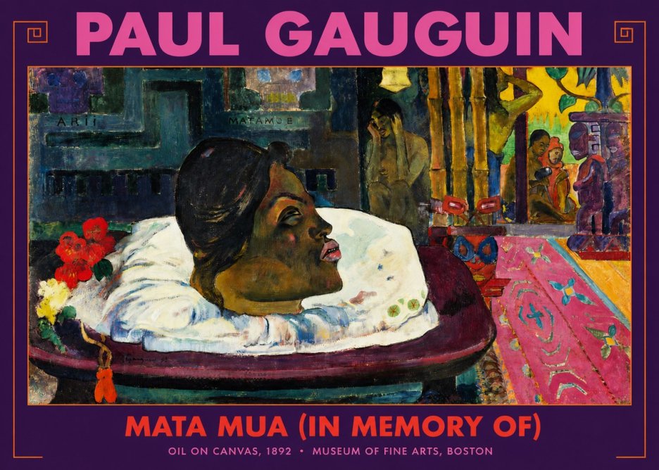 Paul Gauguin Mata Mua (in Memory Of) No2 - Poszter