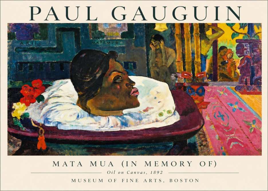 Paul Gauguin Mata Mua (in Memory Of) No3 - Poszter