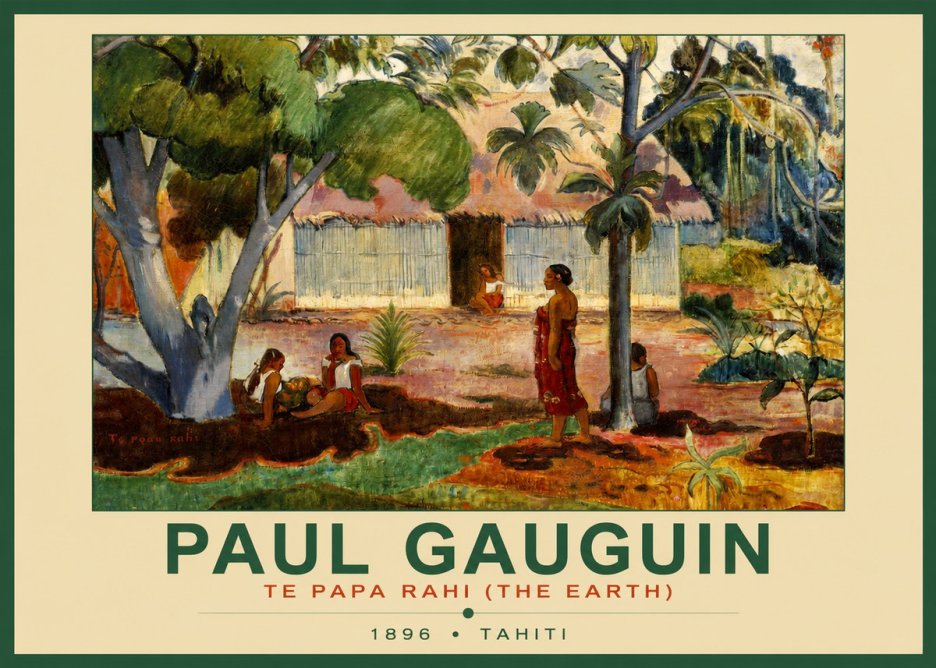 Paul Gauguin Te Papa Rahi (the Earth) No2 - Poszter
