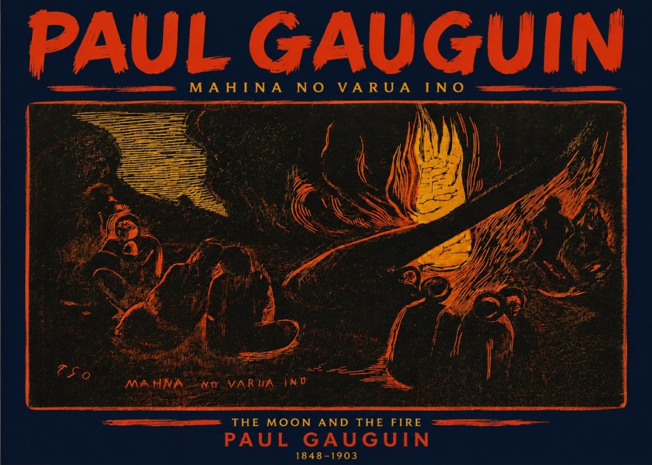 Paul Gauguin Mahina No Varua Ino No4 - Poszter
