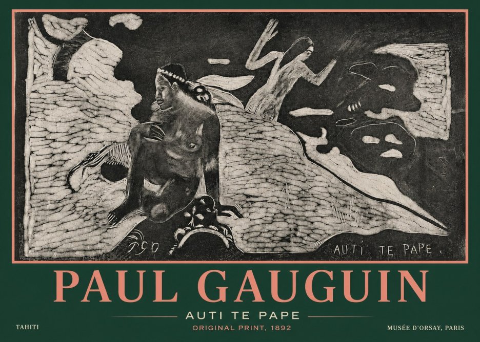 Paul Gauguin Auti Te Pape No3 - Poszter