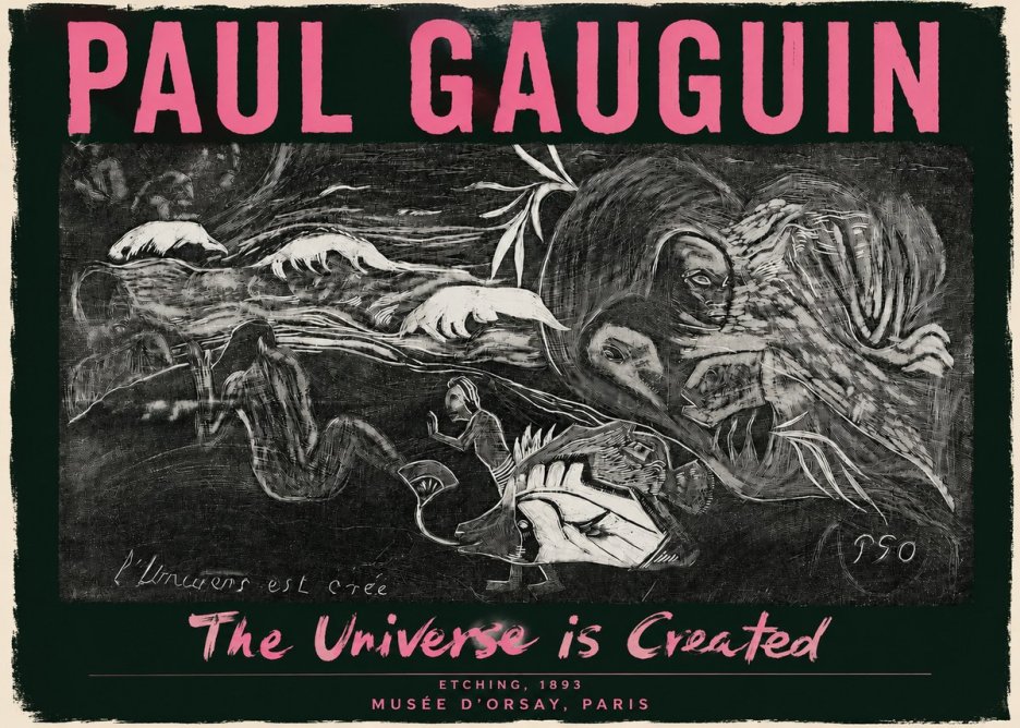 Paul Gauguin The Universe Is Created I No3 - Poszter