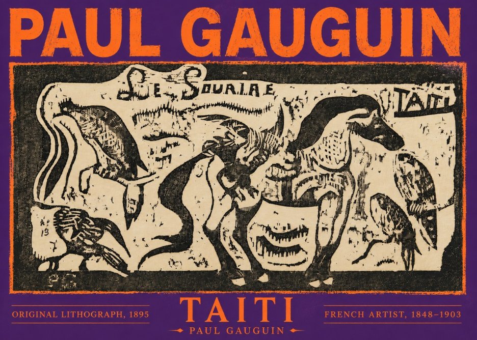Paul Gauguin Taiti No6 - Poszter