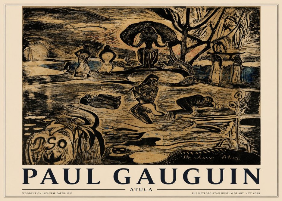 Paul Gauguin Atuca No1 - Poszter