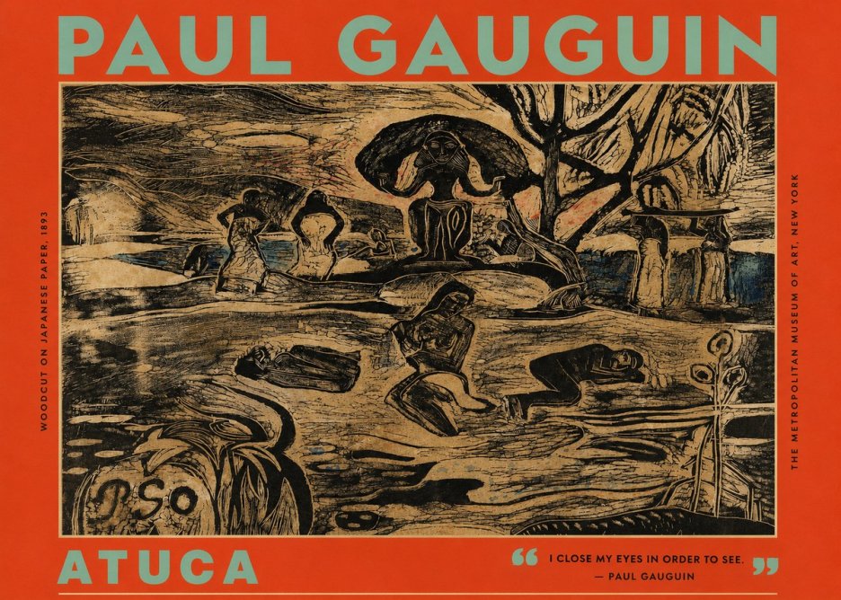 Paul Gauguin Atuca No2 - Poszter