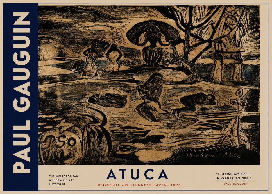 Paul Gauguin Atuca No3 - Poszter