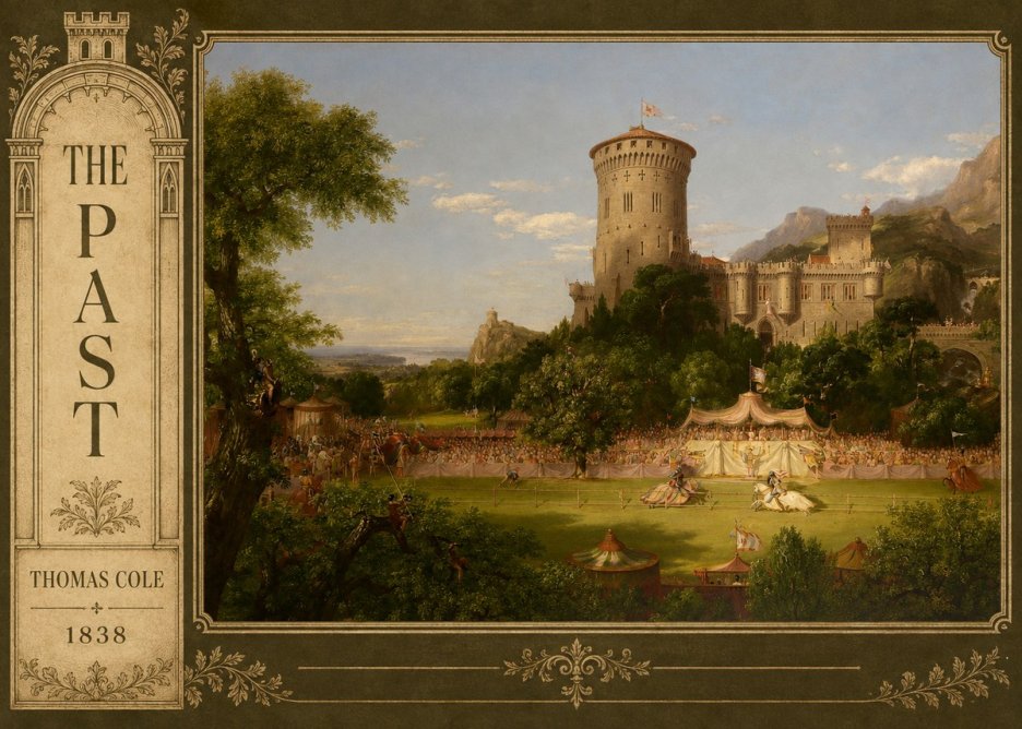 Thomas Cole The Past No2 - Poszter