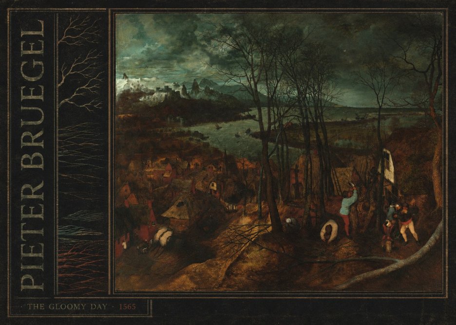 Pieter Bruegel The Gloomy Day No2 - Poszter