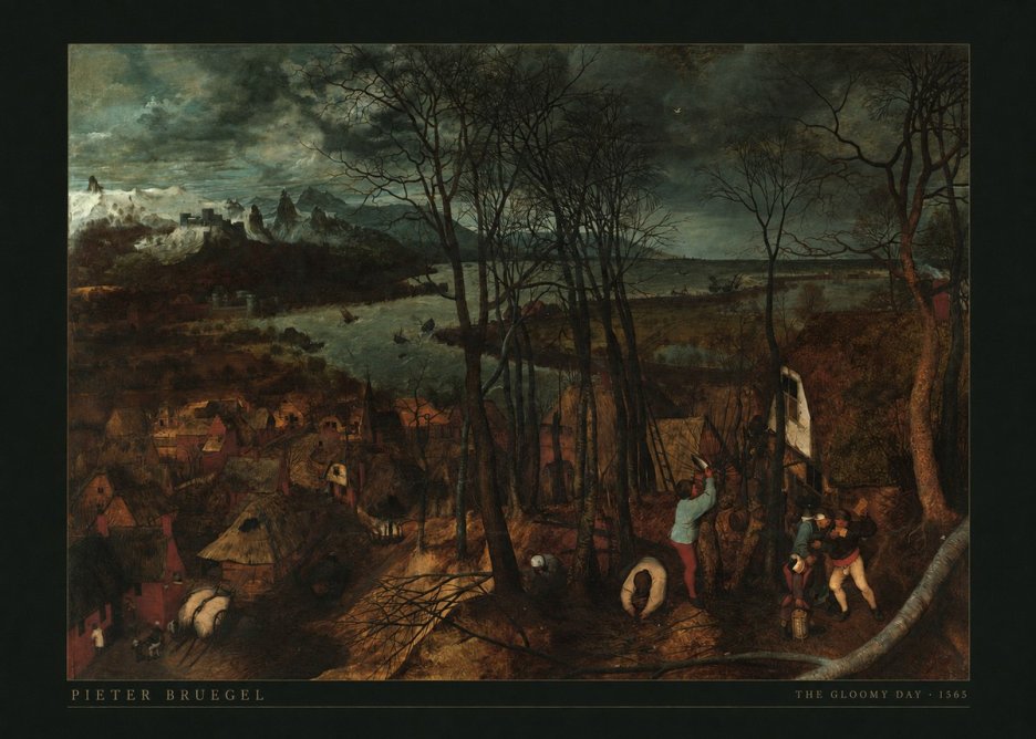 Pieter Bruegel The Gloomy Day No5 - Poszter