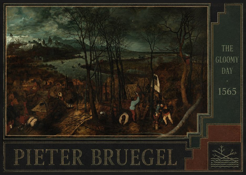 Pieter Bruegel The Gloomy Day No6 - Poszter