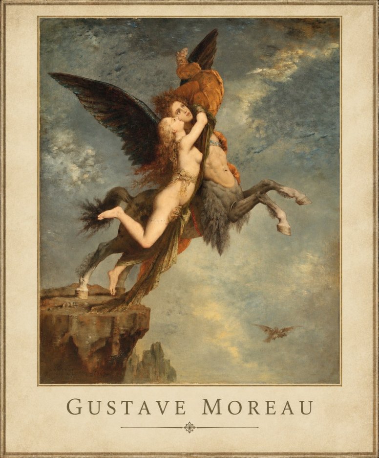 Gustave Moreau The Chimaera No1 - Poszter