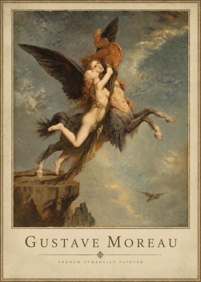 Gustave Moreau The Chimaera No5 - Poszter