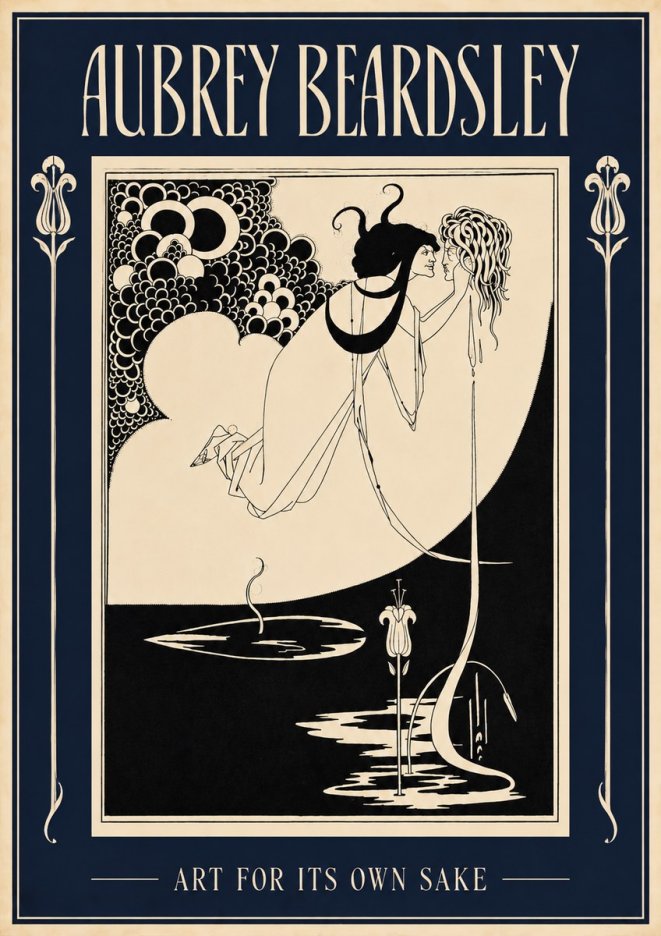 Aubrey Beardsley Art for Its Own Sake No2 - Poszter