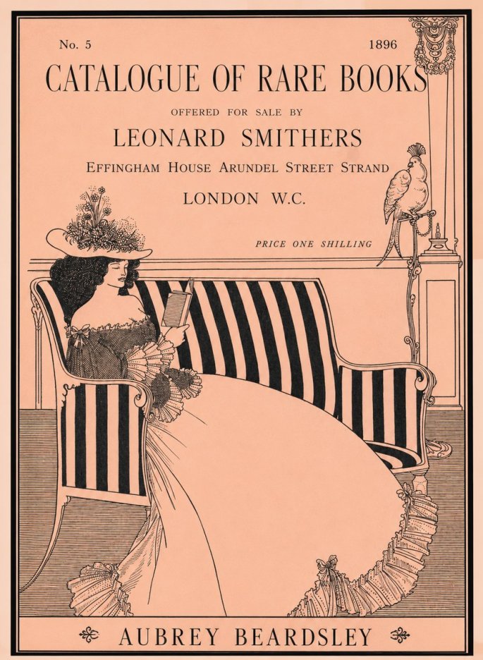Aubrey Beardsley Catalogue of Rare Books No3 - Poszter