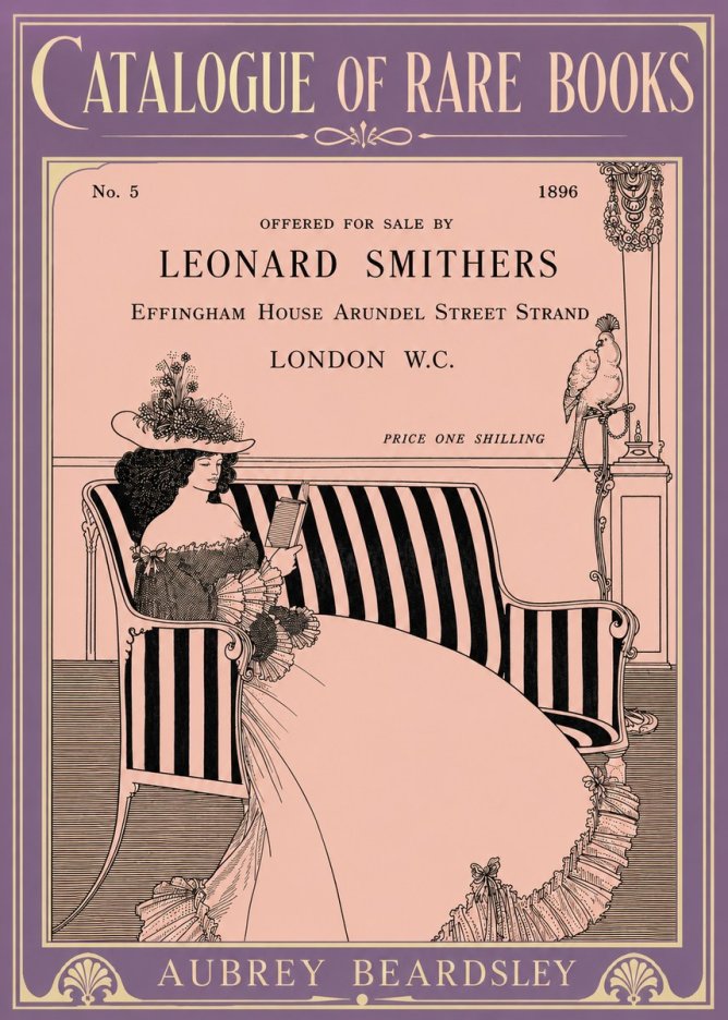 Aubrey Beardsley Catalogue of Rare Books No6 - Poszter
