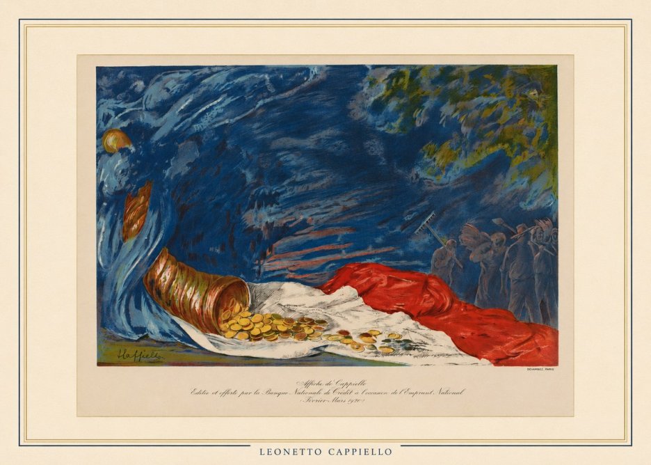 Leonetto Cappiello Emprunt National No4 - Poszter