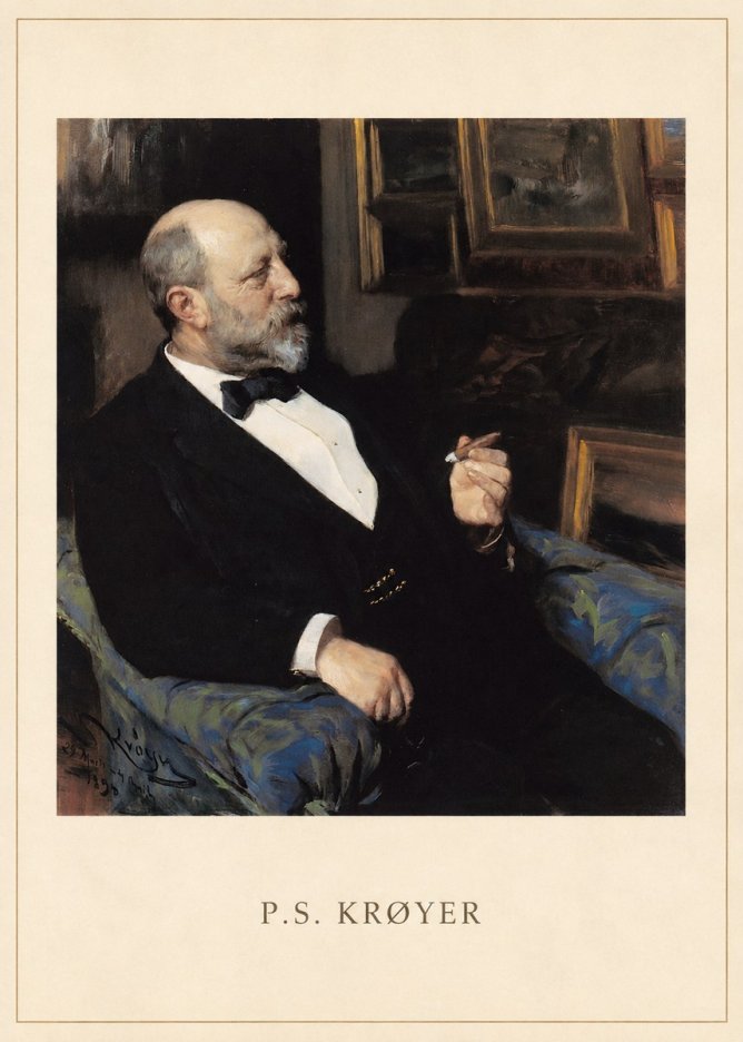 P.S. Krøyer Self-portrait I No4 - Poszter