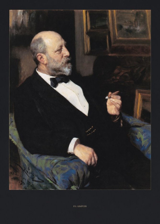 P.S. Krøyer Self-portrait I No6 - Poszter