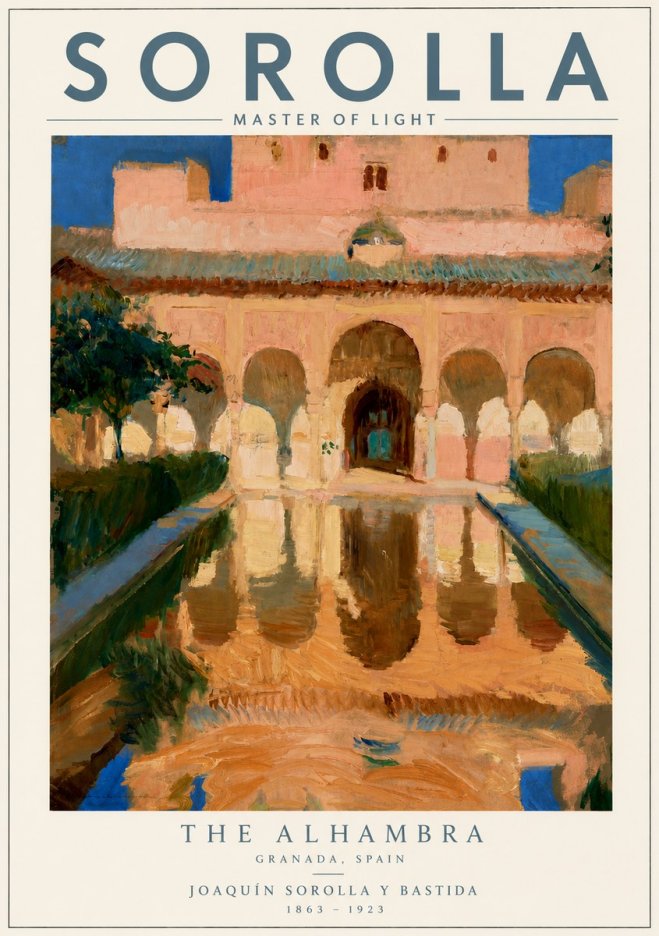 Sorolla The Alhambra No3 - Poszter