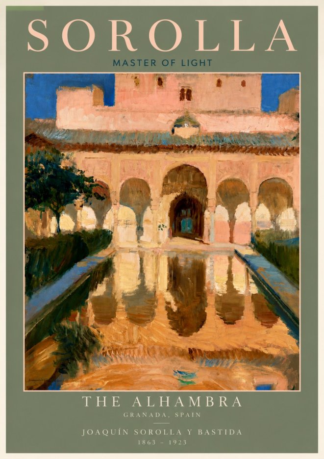 Sorolla The Alhambra No4 - Poszter