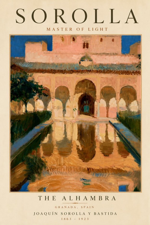 Sorolla The Alhambra No5 - Poszter