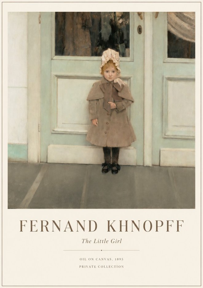 Fernand Khnopff The Little Girl No1 - Poszter