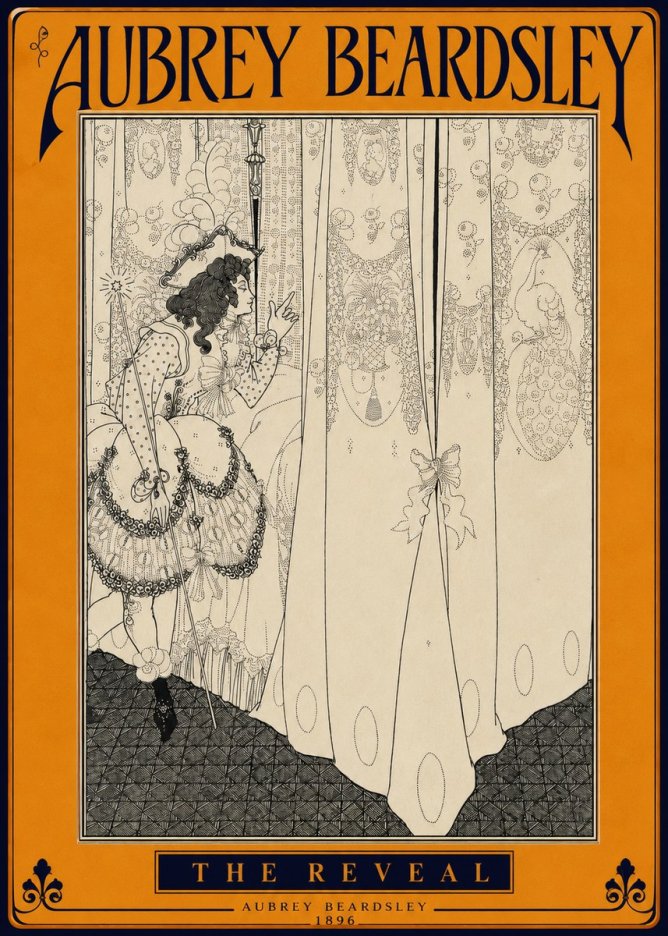 Aubrey Beardsley The Reveal No4 - Poszter
