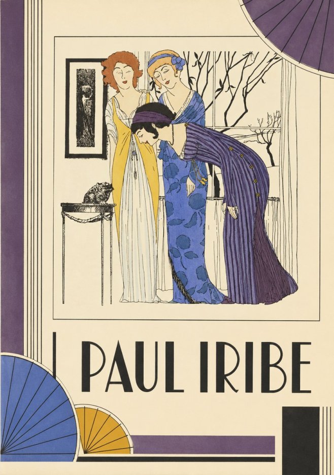 Paul Iribe Three Women and a Frog No2 - Poszter
