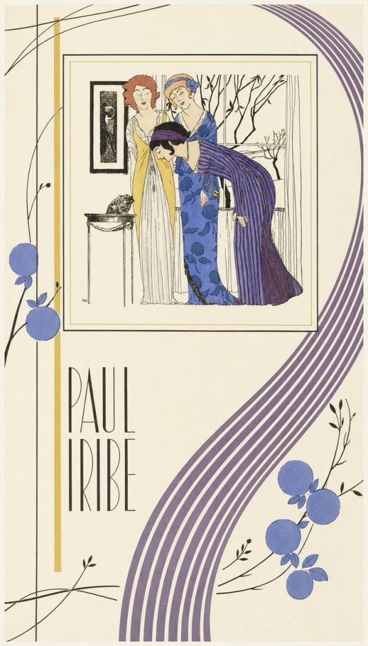 Paul Iribe Three Women and a Frog No6 - Poszter