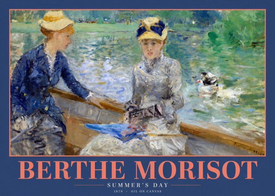 Berthe Morisot Summer's Day No2 - Poszter