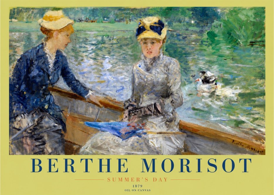 Berthe Morisot Summer's Day No3 - Poszter