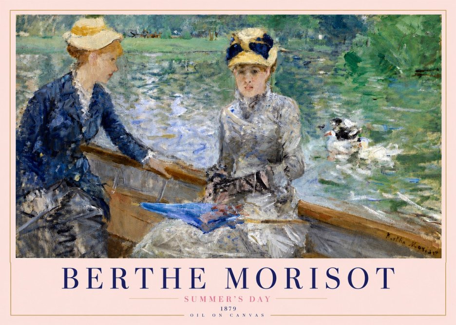 Berthe Morisot Summer's Day No4 - Poszter