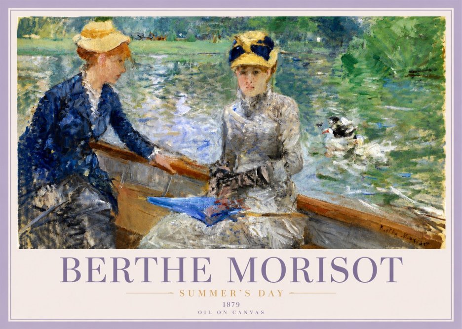Berthe Morisot Summer's Day No6 - Poszter