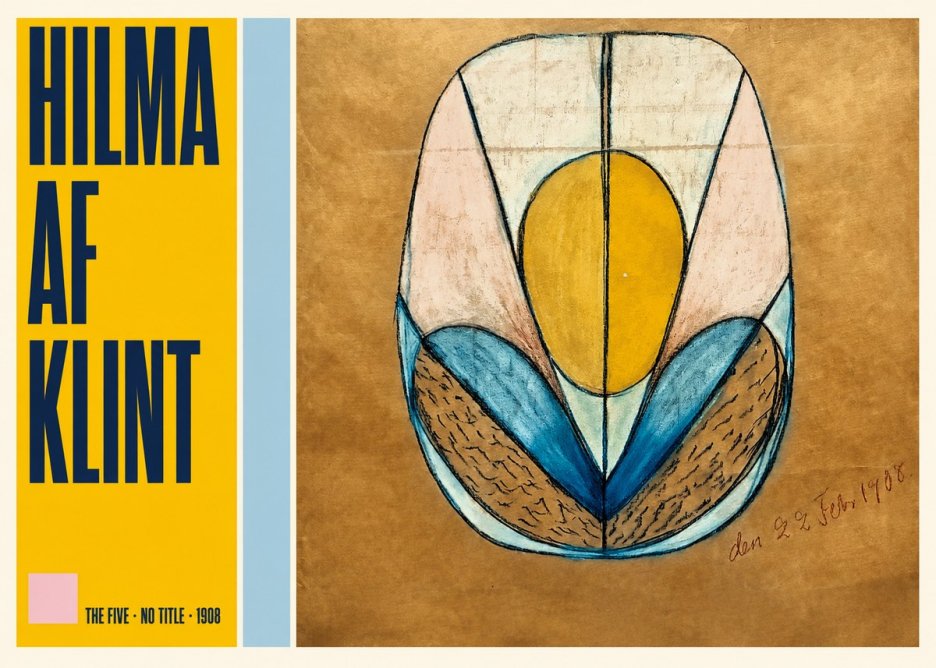 Hilma af Klint The Five - No Title No5 - Poszter