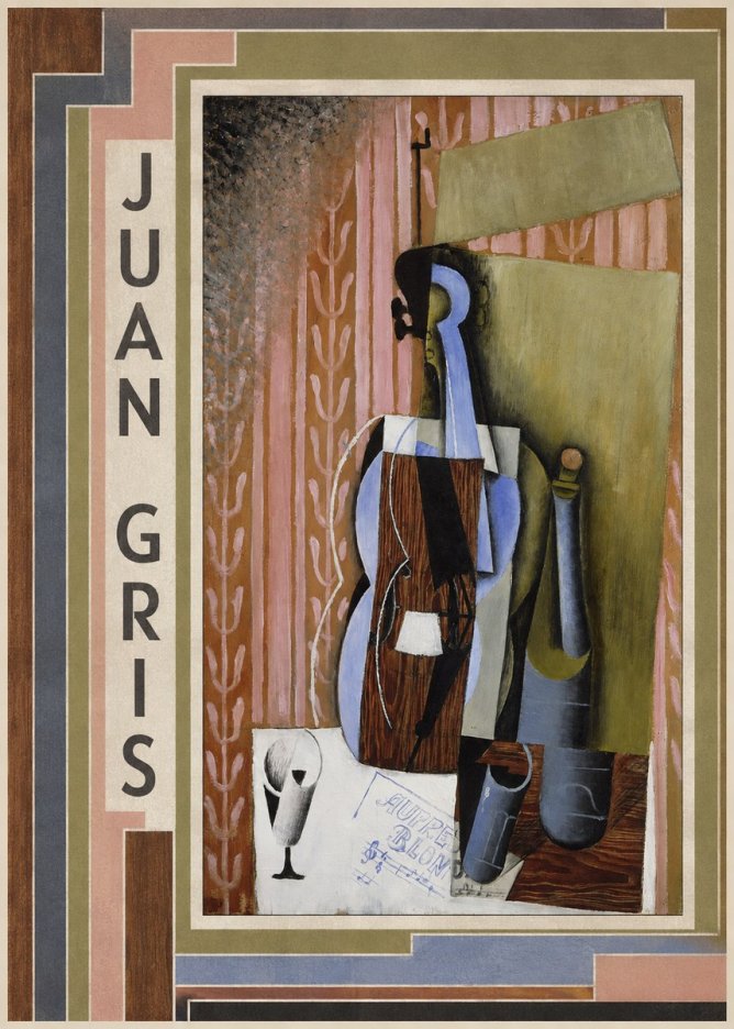 Juan Gris Still Life with Mandolin No2 - Poszter