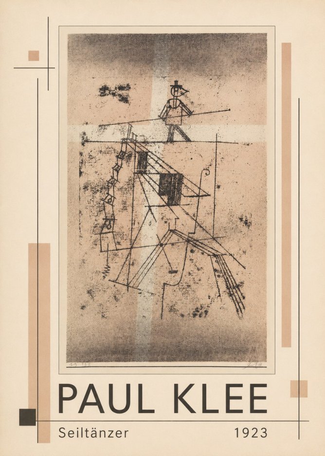 Paul Klee Seiltänzer II No1 - Poszter